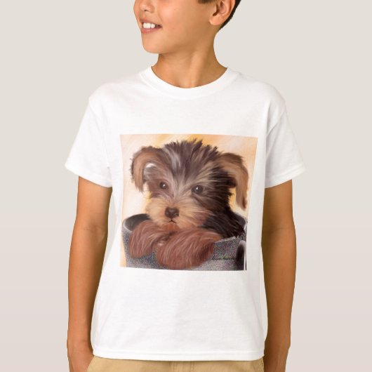 Yorkie in je Cup T-shirt (Voorkant)