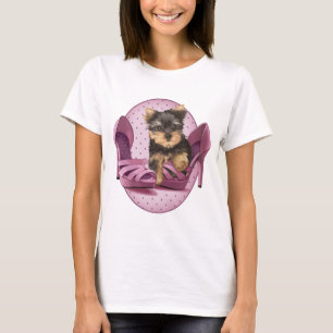 Yorkie in Shoe T-shirt