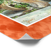 Yorkie in Tulip Garden Canvas Print (Hoek)