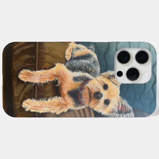 Yorkie iPhone hoesje (Achterkant (horizontaal))