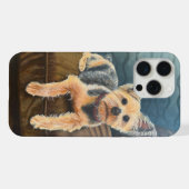 Yorkie iPhone hoesje 15 Pro Max Case (Achterkant horizontaal)