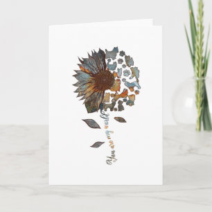 Yorkie Jij Bent Mijn Wereld Zonneschijf Grafische Kaart