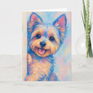 Yorkie Kaart - Blanco