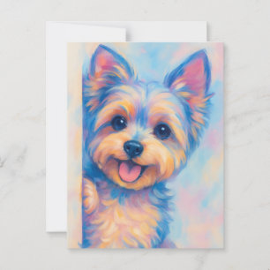 Yorkie Kaart - Blank
