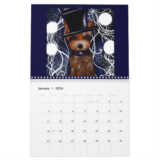 Yorkie Kalender (Jan 2026)