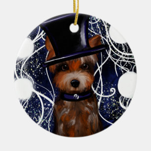 YORKIE           KERAMISCH ORNAMENT