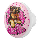 Yorkie keramische knop (Rechts)