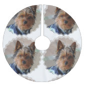 Yorkie Kerstboom Rok (Voorkant)