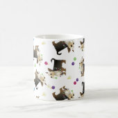 Yorkie Kersthond - Mok zonder naadloze patronen (Center)