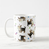 Yorkie Kersthond - Mok zonder naadloze patronen (Links)