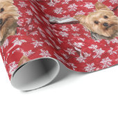 Yorkie Kerstmis Cadeaupapier (Rol Hoek)