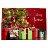 Yorkie Kerstmis Groot Cadeauzakje (Achterkant)