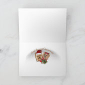 Yorkie Kerstmis Mistletoe kaarten (Binnen)