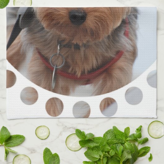 Yorkie Kitchen Towel Theedoek (Gevouwen)