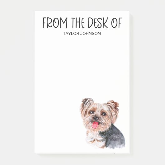 Yorkie-liefhebber Post-it-notities Post-it® Notes (Voorkant)