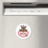 Yorkie Little Sister Magneet (Insitu (Vaatwasser))