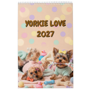 Yorkie Love 2027 Agenda Kalender