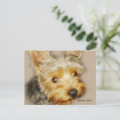 Yorkie Love Briefkaart (Staand voorkant)