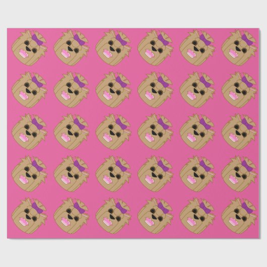 Yorkie Love Cadeaupapier (Vlak)