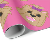 Yorkie Love Cadeaupapier (Rol Hoek)