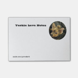 Yorkie Love Post-it Notes