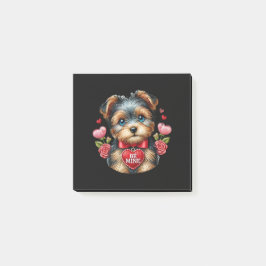 Yorkie Love Post-It Notes - Valentijns's Stationer