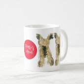 Yorkie Lover Gift Koffiemok (Voorkant rechts)