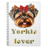 Yorkie lover-notitieboek notitieboek (Voorkant)