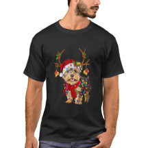 Yorkie Lovers Vrolijk Kerstfeest Yorkie Reindeer