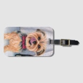 Yorkie Luggage Tag Bagagelabel (Voorkant (horizontaal))