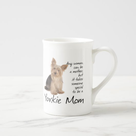 Yorkie Ma Bone China Mok (Rechts)