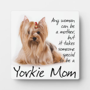 Yorkie Ma Plaque Fotoplaat