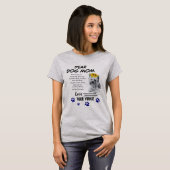 Yorkie Ma Spacial Poem T-shirt (Voorkant volledig)