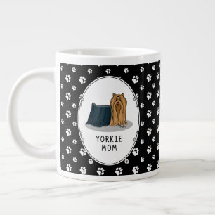 Yorkie Ma (Yorkshire Terrier Ma) Cute Dog Ma Grote Koffiekop