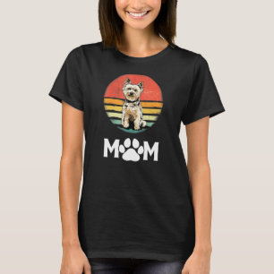 Yorkie Mam Funny Cute Dog Yorkshire Terrie T-shirt