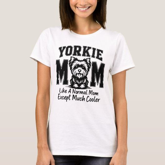 Yorkie mam t-shirt (Voorkant)