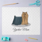Yorkie Mam (Yorkshire Terrier Ma) Cute Tissuepapier (Craft)
