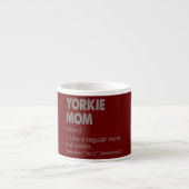 Yorkie mama Definition Funny  Gift Mam voor Espresso Kop (Voorkant)
