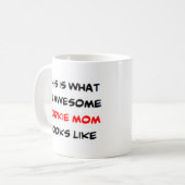 yorkie mama, geweldige koffiemok (Voorkant links)