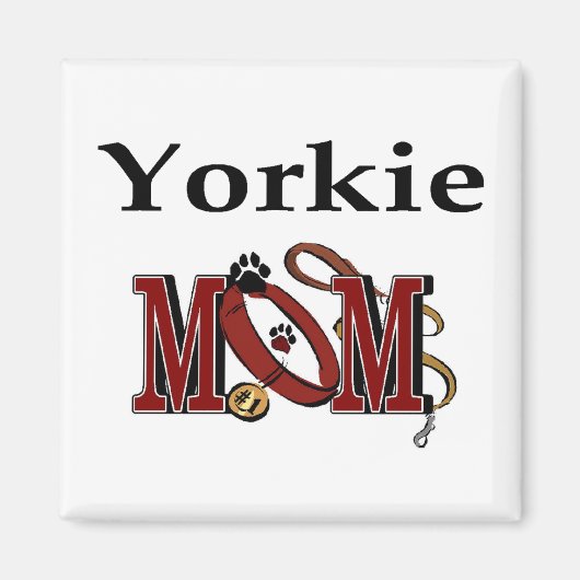 Yorkie mama Gifts Magneet (Voorkant)