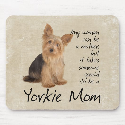 Yorkie mama Mousepad Muismat (Voorkant)