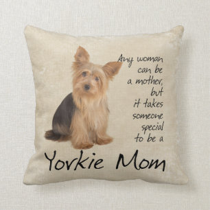 Yorkie mama Pillow Kussen