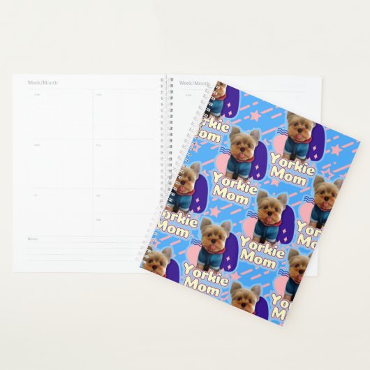 Yorkie mama planner (Display)