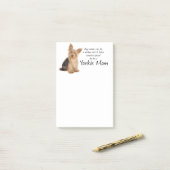 Yorkie mama Post-It Notes (Op bureau)