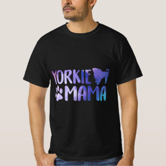Yorkie Mama Yorkshire Maltese Terrier Dog Mam T -  T-shirt