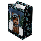 Yorkie medium cadeauzakje (Achterkant Gekanteld)