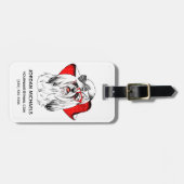 Yorkie Mode Shoot | Jouw namen toevoegen Bagagelabel (Voorkant horizontaal)