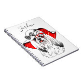 Yorkie Mode Shoot | Jouw namen toevoegen Notitieboek (Rechterzijde)