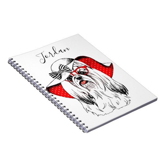 Yorkie Mode Shoot | Jouw namen toevoegen Notitieboek (Rechterzijde)