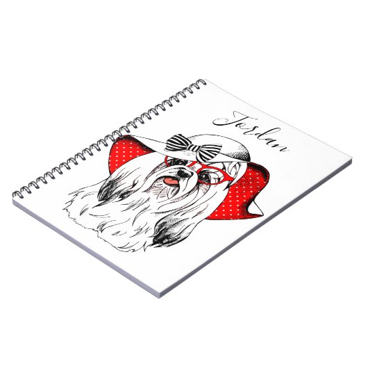 Yorkie Mode Shoot | Jouw namen toevoegen Notitieboek (Linkerzijde)